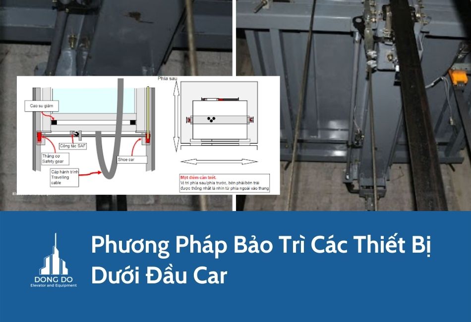 Phương Pháp Bảo Trì Các Thiết Bị Dưới Đầu Car Thang máy Mitsubishi