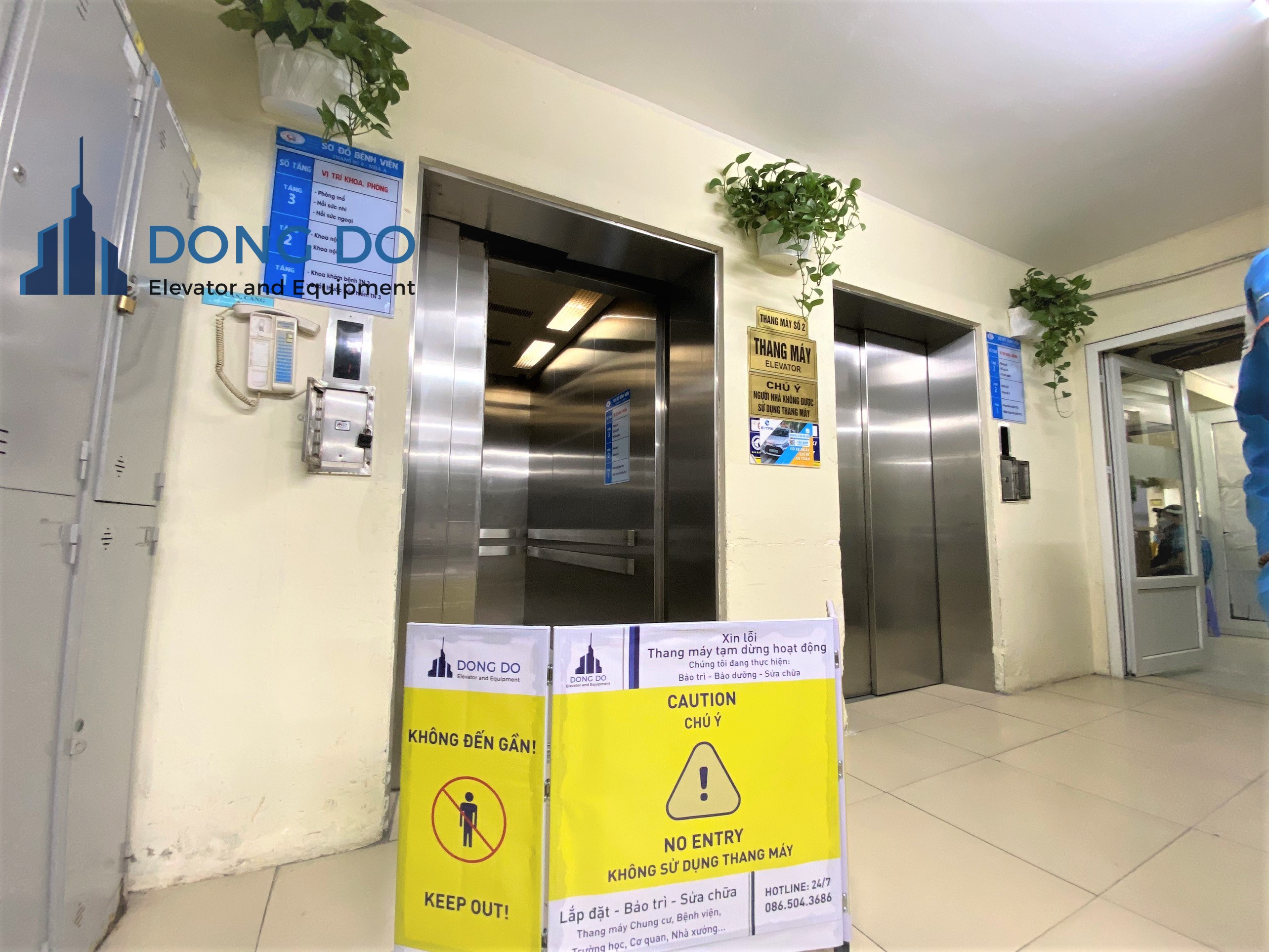 Kiểm định chất lượng thang máy sau bảo trì tại Bệnh viện Tim Hà Nội
