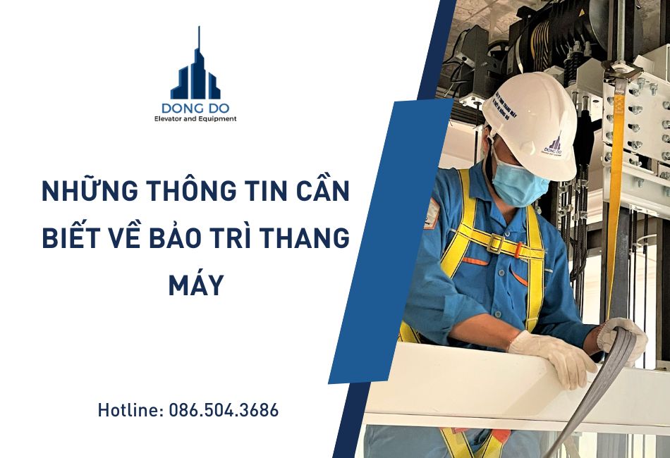 Những thông tin cần biết về bảo trì thang máy