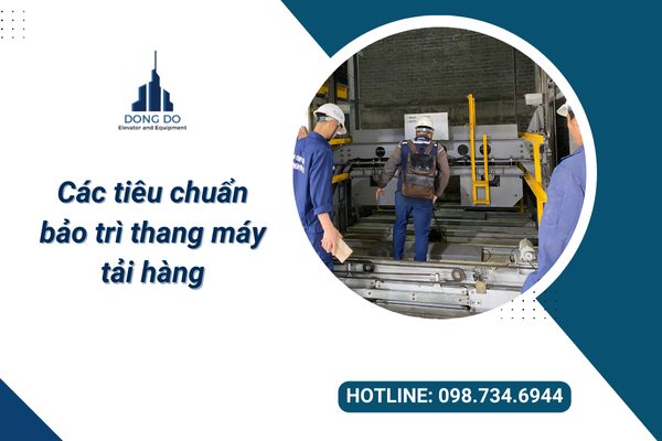 Các tiêu chuẩn an toàn để bảo trì thang máy tải hàng